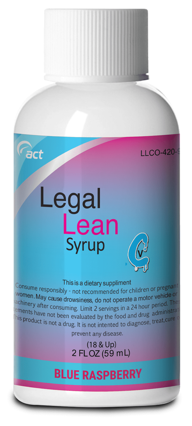 Legal Lean Syrup-Blue Raspberry